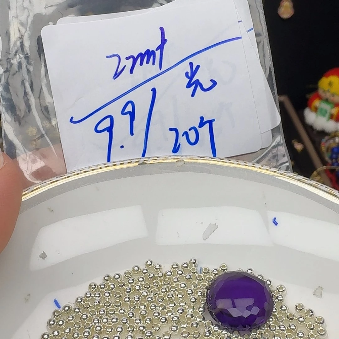 颈饰银S925镶嵌紫晶紫水晶925镶嵌116