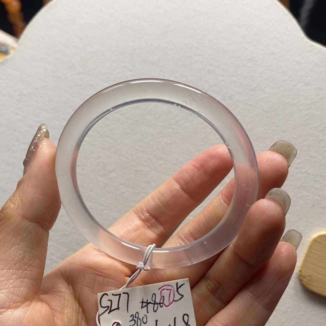石英质玉未镶嵌手镯50圈特价不退换7号
