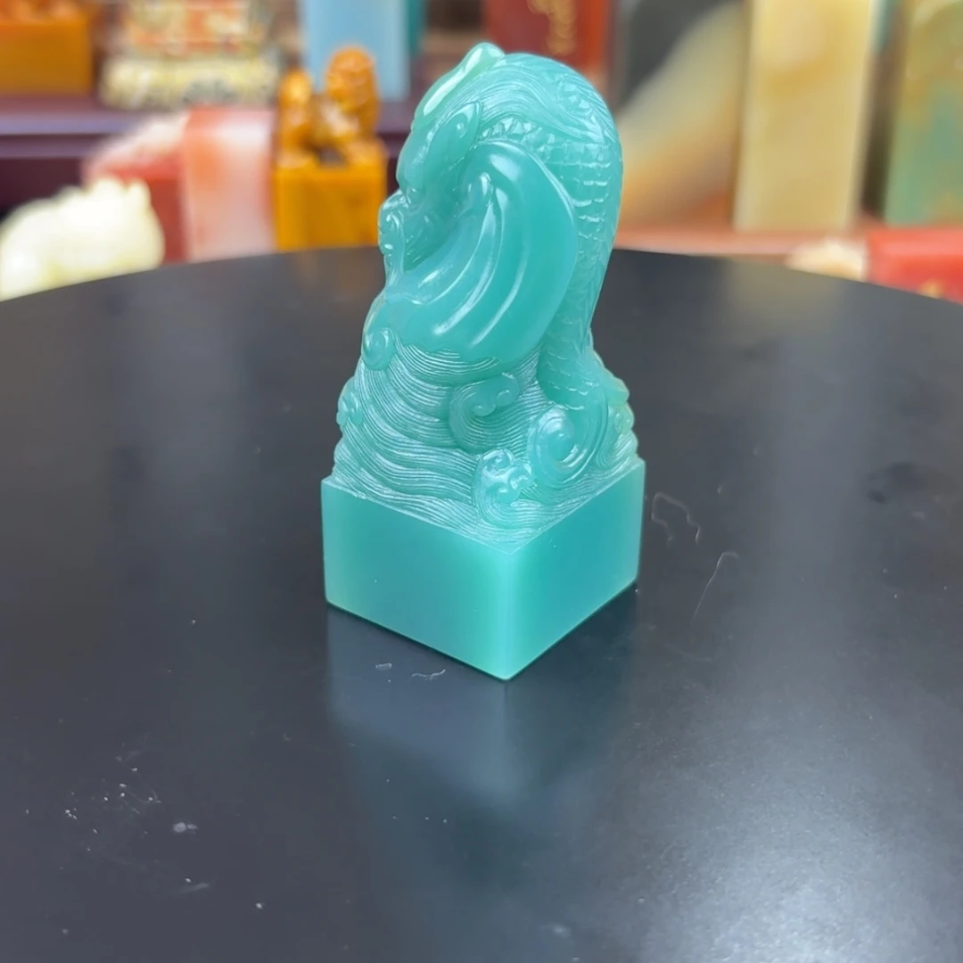 陈***金寿山石印石雅安绿617