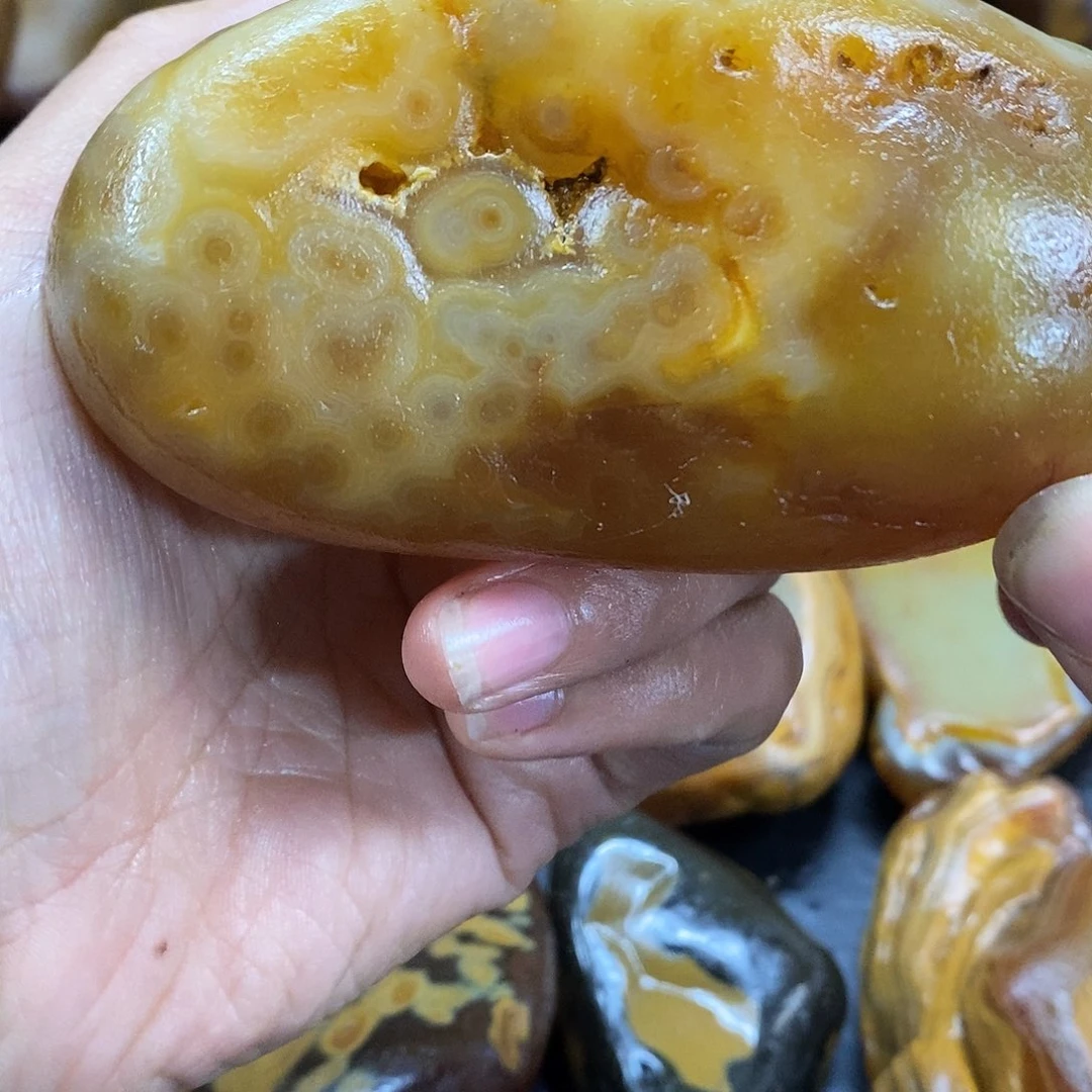 玛瑙/玉髓未镶嵌手把件