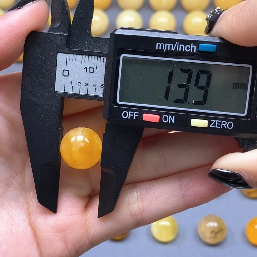 未镶嵌蜜蜡裸石玲***纯天然