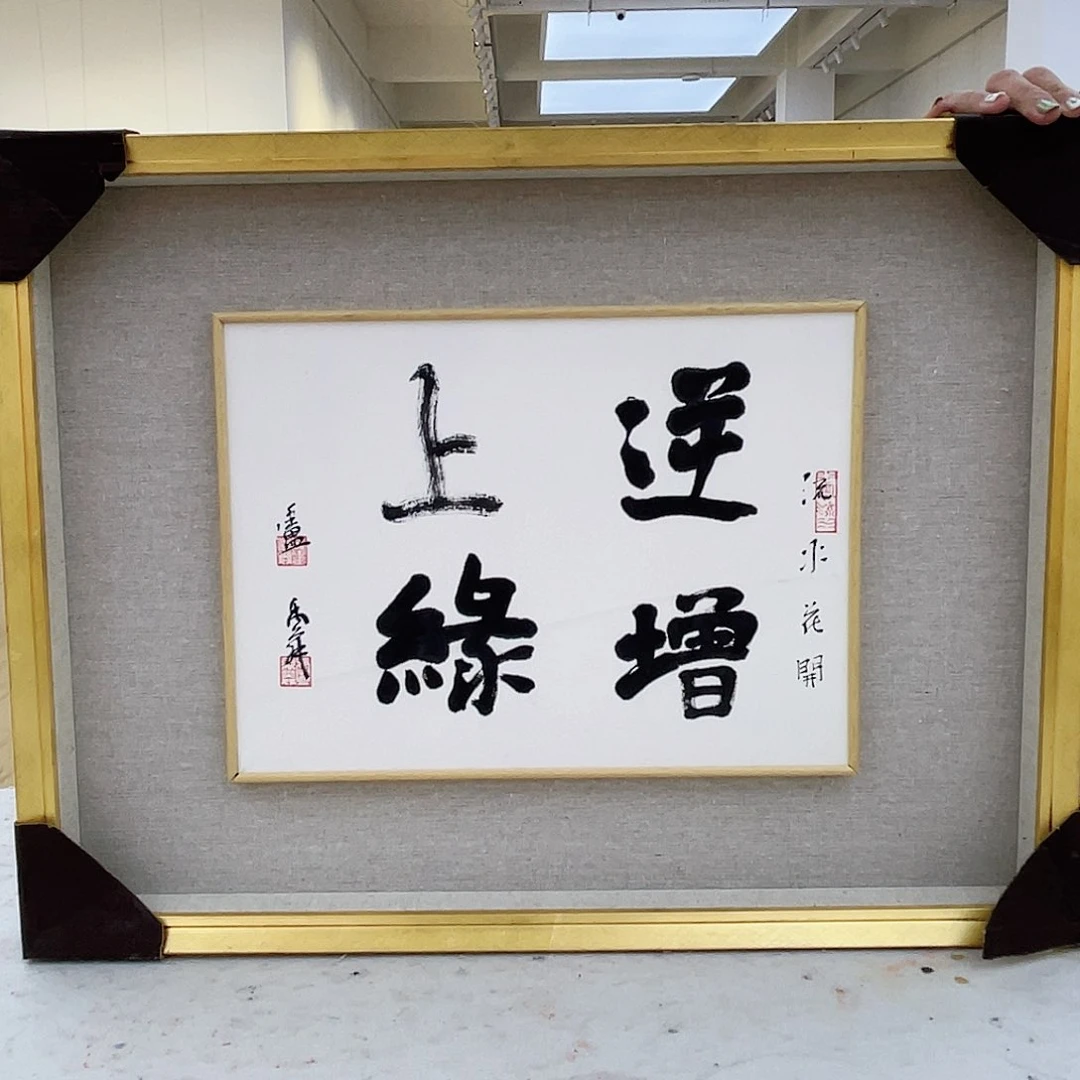 国画卢禹舜书法作品分享