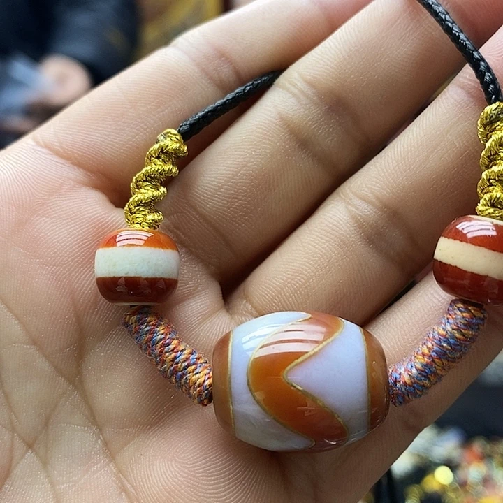 玛瑙/玉髓合金颈饰