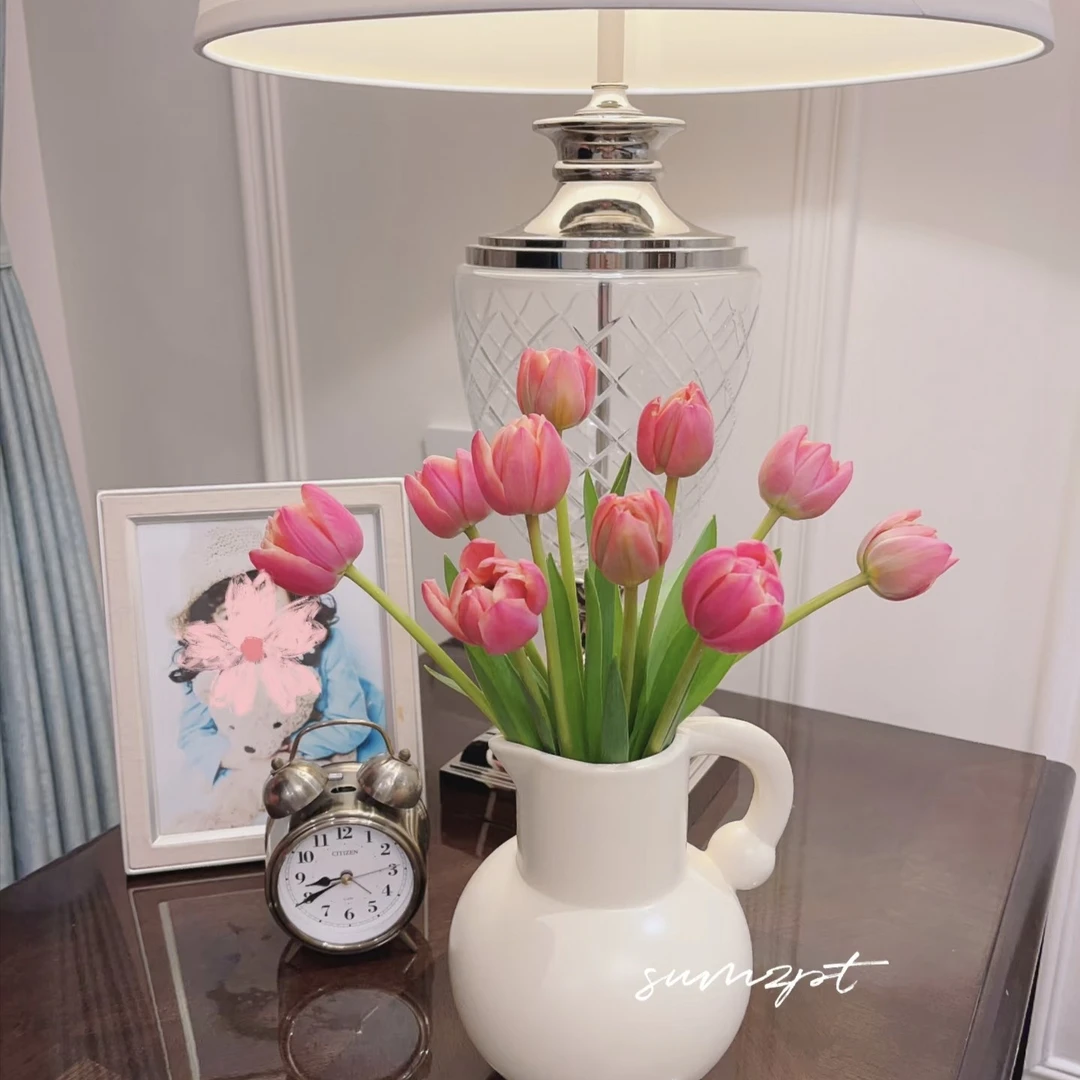 【郁金香】女神节重瓣的10枝草莓松饼家居花鲜切花