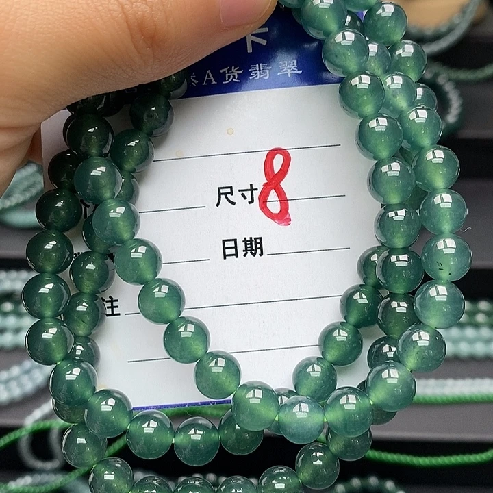 翡翠未镶嵌手链翡翠