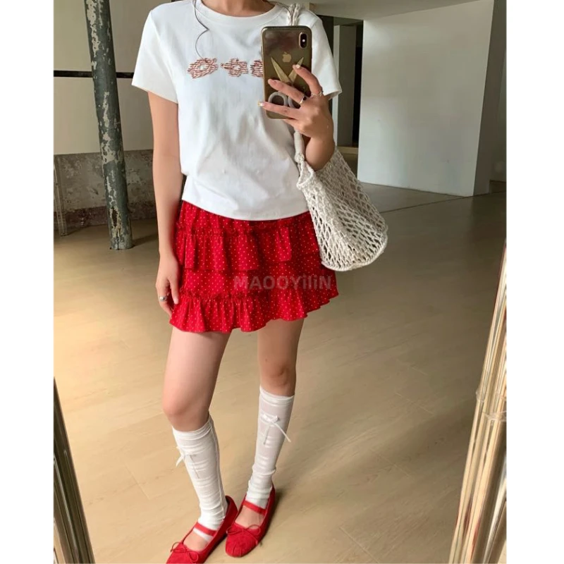 181677【 花朵贴布绣T 】2025 正肩圆领短袖