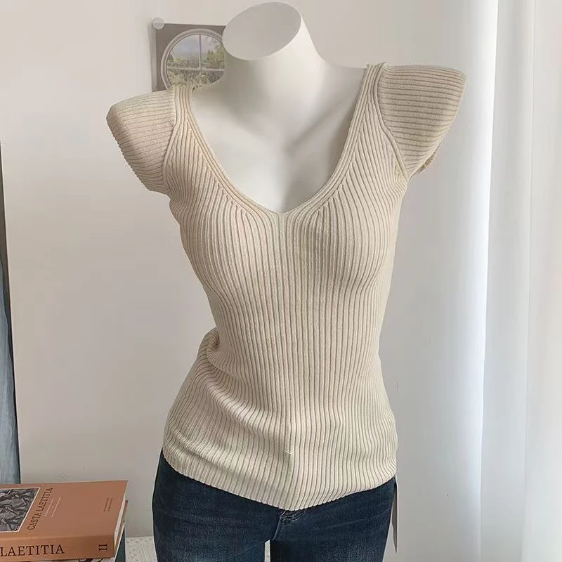 韩版辣妹 短袖 吊带（直播链接）