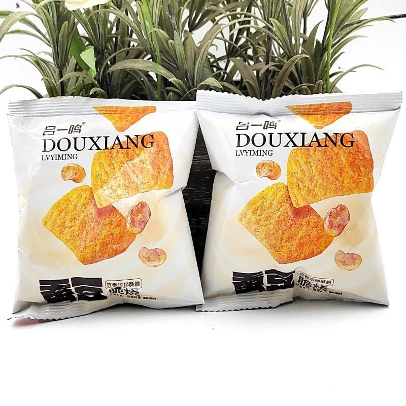 吕一鸣蚕豆脆烧巧克力锅巴脆香零食膨化宿舍小吃解馋经济实惠