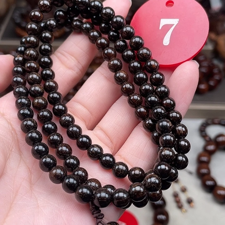 贡木其他墨绿圆珠06