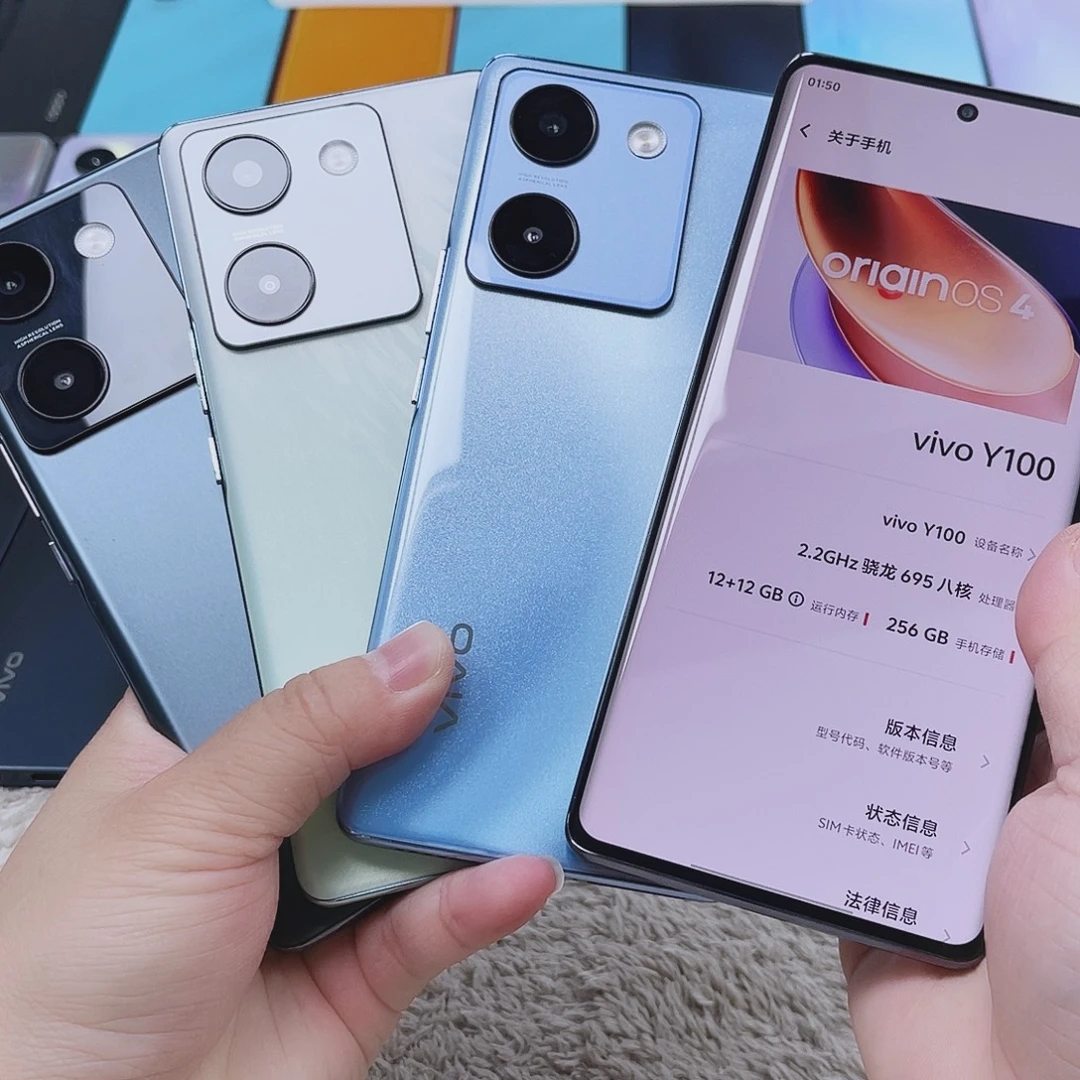 准新品vivo 曲面屏Y100 三色 12+256