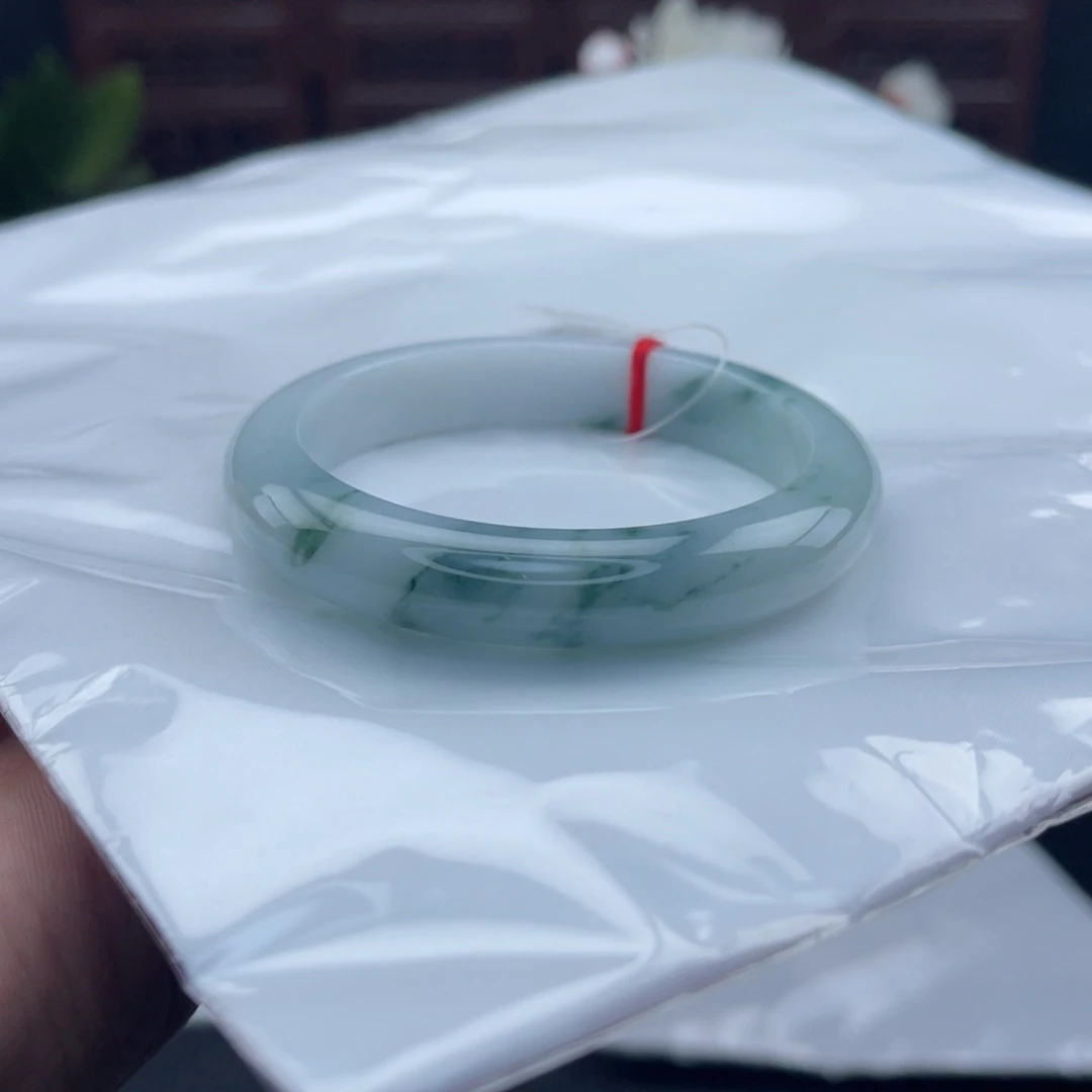 翡翠未镶嵌把件55正圈