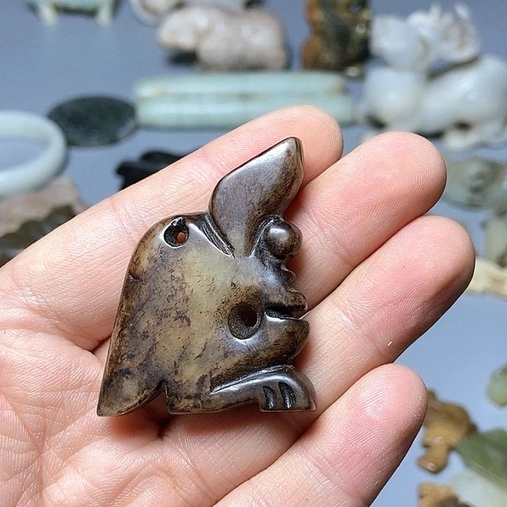 和田玉未镶嵌颈饰220