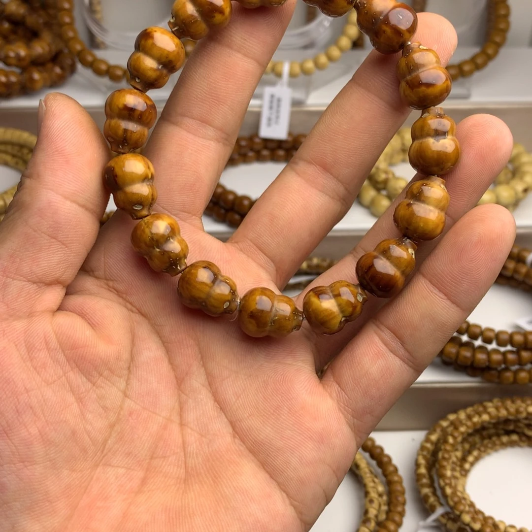紫金鼠手串紫金鼠油核炫彩葫芦