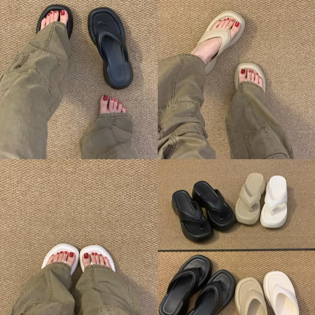 显瘦显高人字拖夹脚拖鞋松弛chill女鞋外穿夏季沙滩鞋凉拖凉鞋