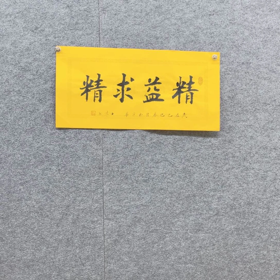 国画精益求精书法李士清