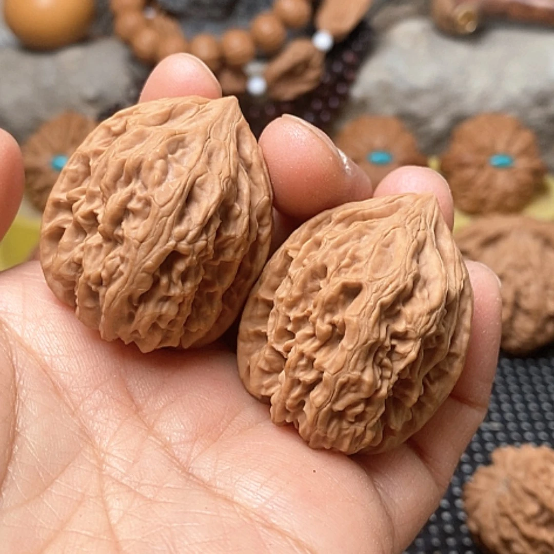 【闪购商品】文玩核桃把件野生鸡心