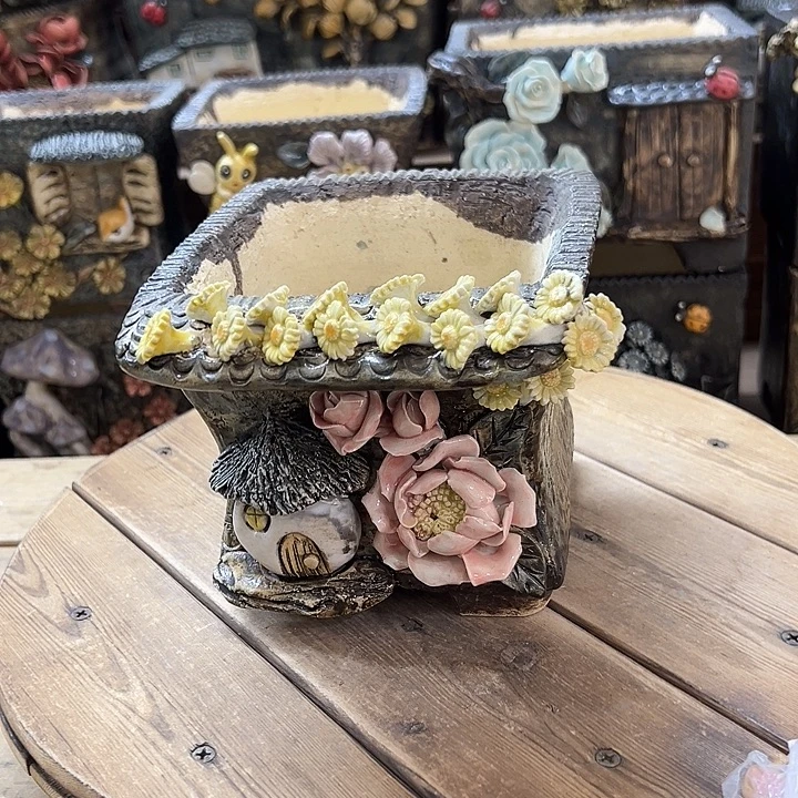 青藤多肉花盆百搭