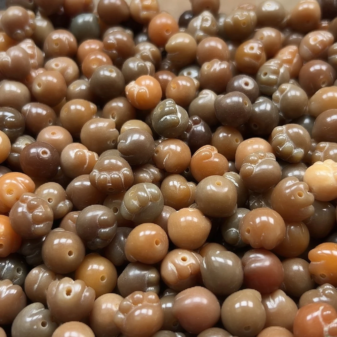 手串菩提根/象牙果微瑕卡12冰咖啡猫爪50颗