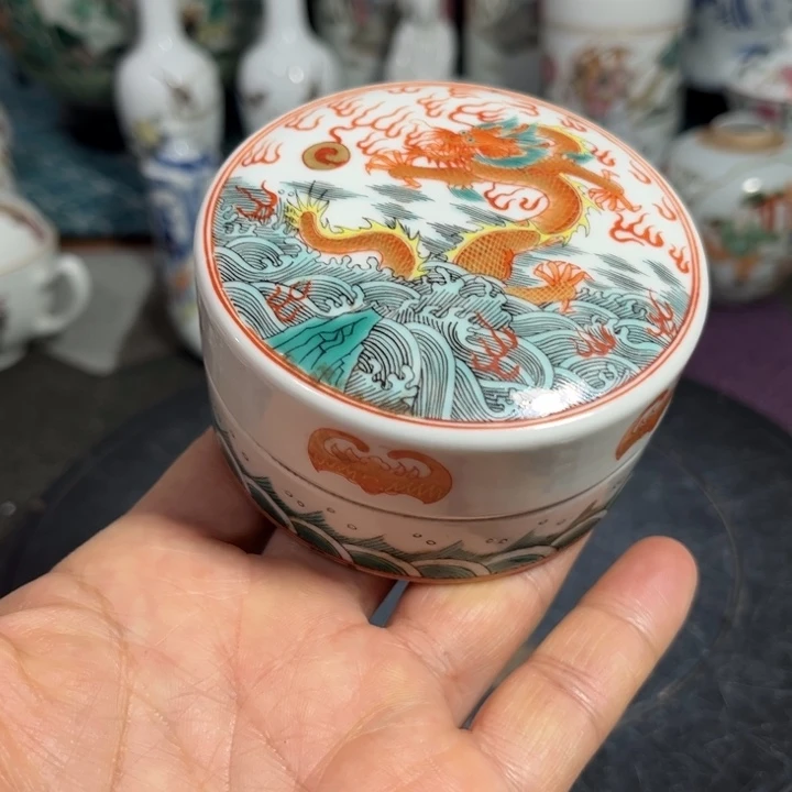 紫砂茶叶罐粉彩8888888888888