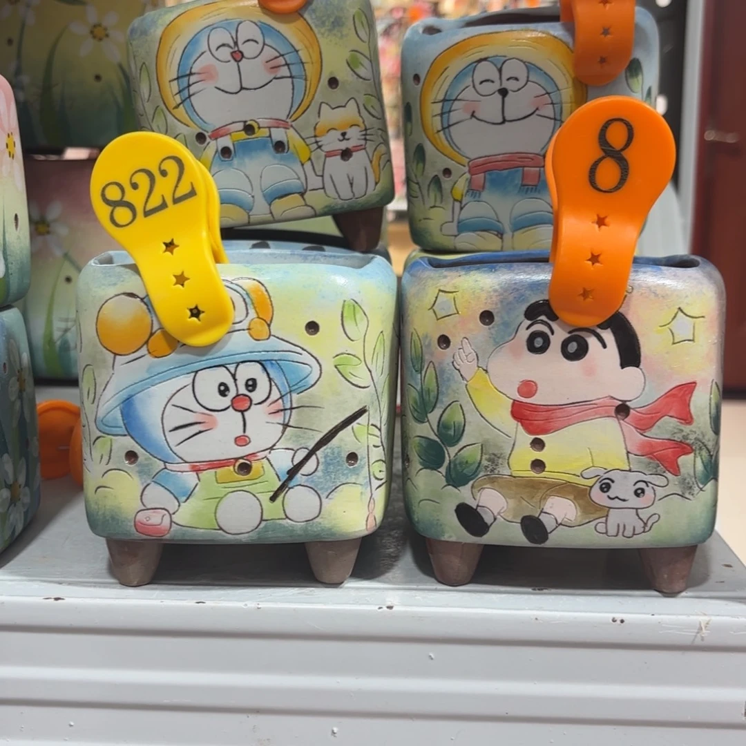 景德镇手绘花盆陶瓷8/10