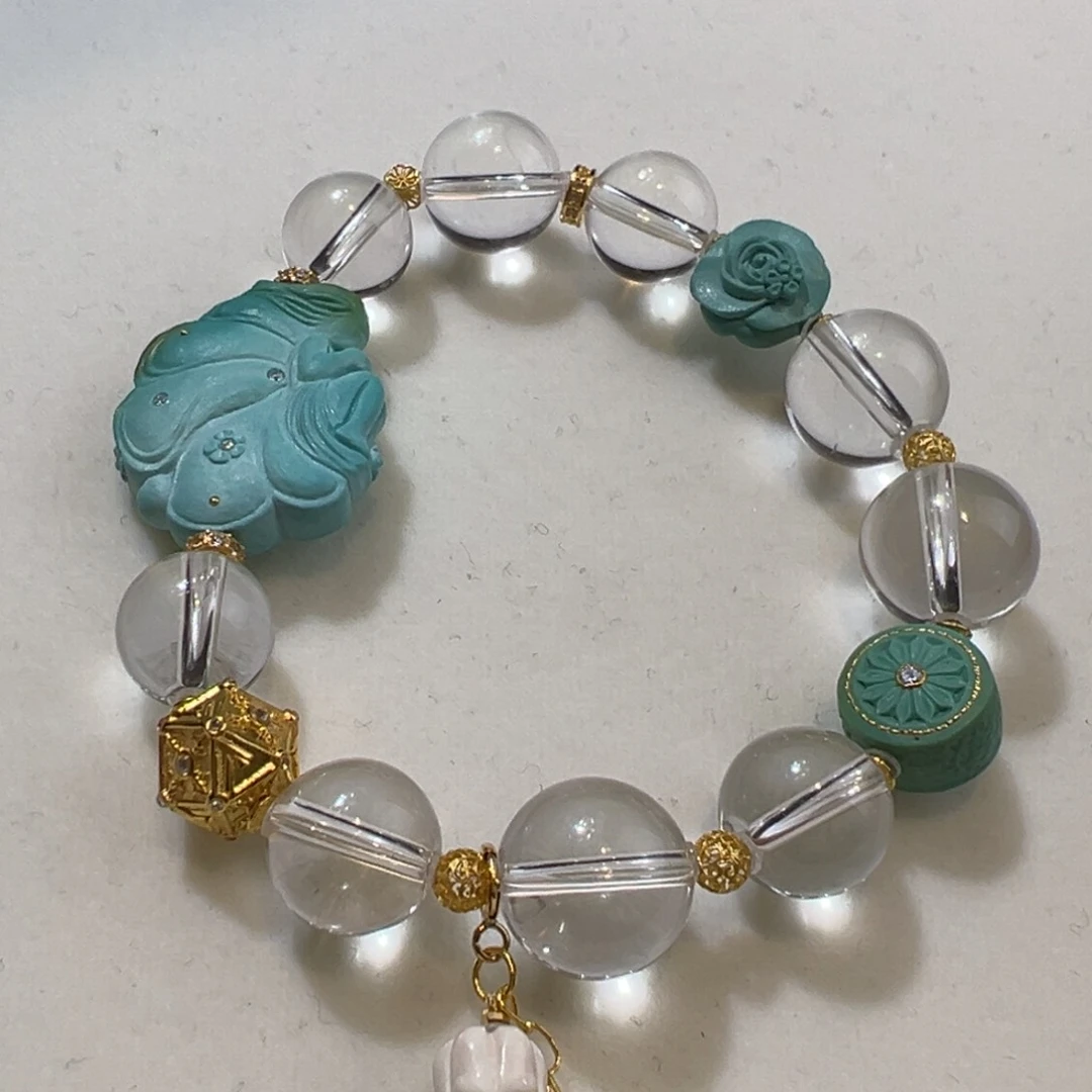 未镶嵌绿松石手串手串