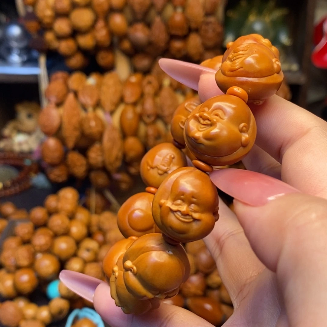 橄榄核手串/手链浮雕百态