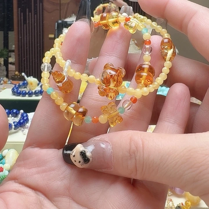 琥珀手链未镶嵌琥珀