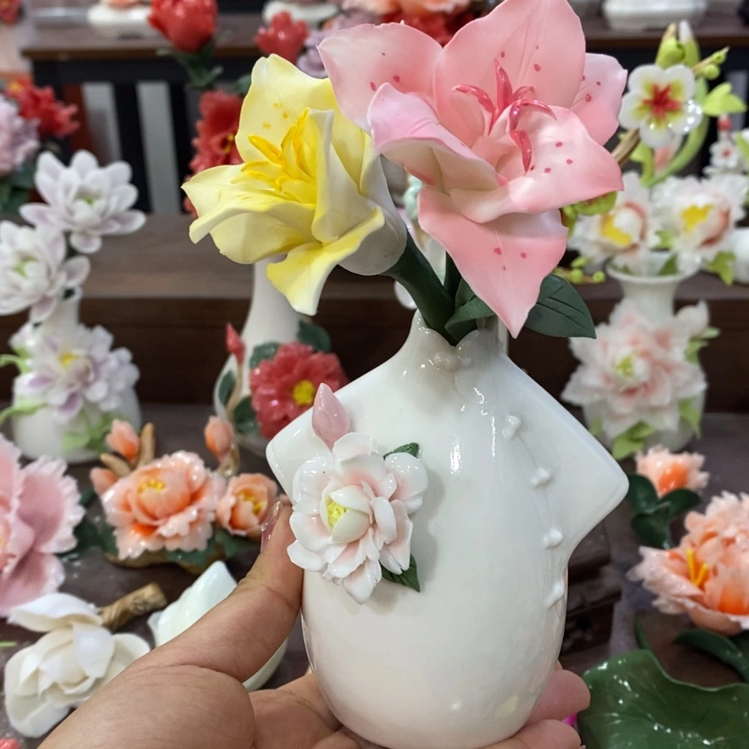 瓷片陶瓷工艺品摆件