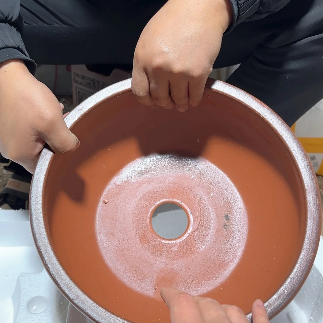 紫砂花盆口径26高度11