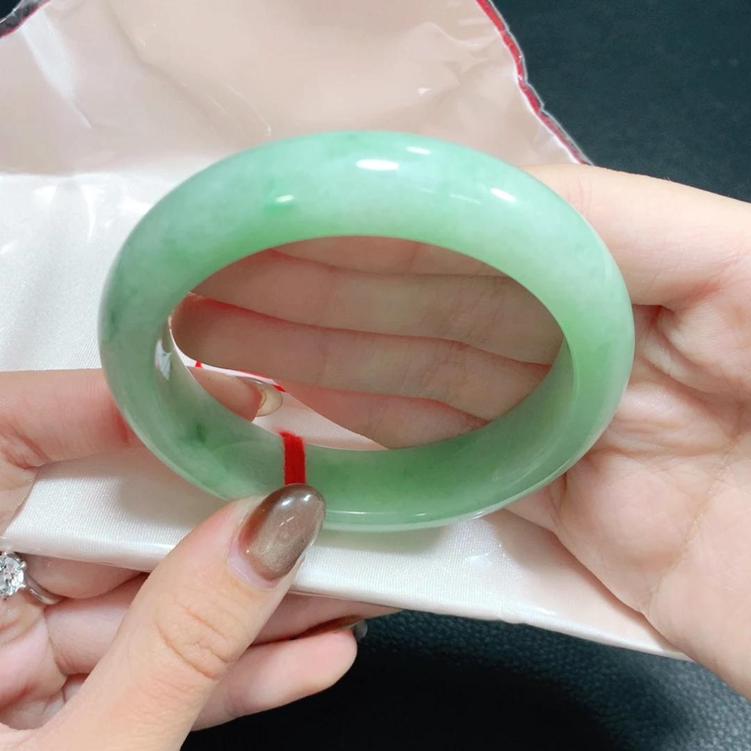翡翠未镶嵌手镯58圈1410