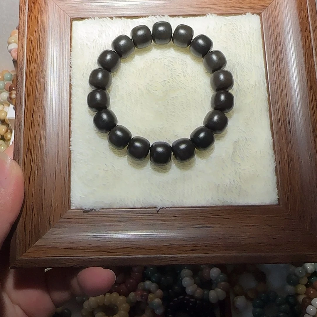 手串菩提根/象牙果干磨巧克力豆