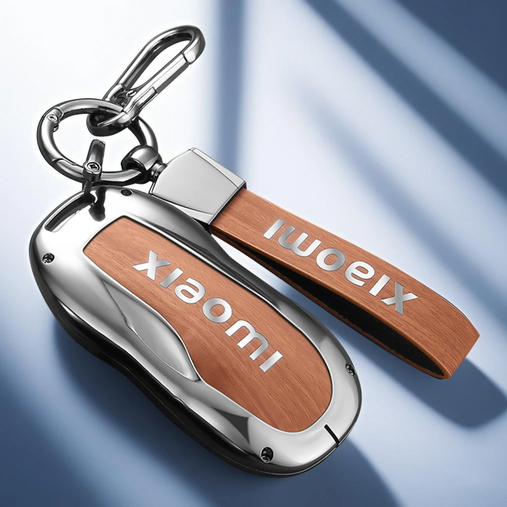 速司令适用小米su7汽车钥匙套2024款高档装饰用品男女金属壳扣包