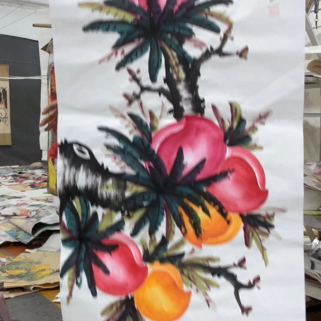 国画国画作品画心一张