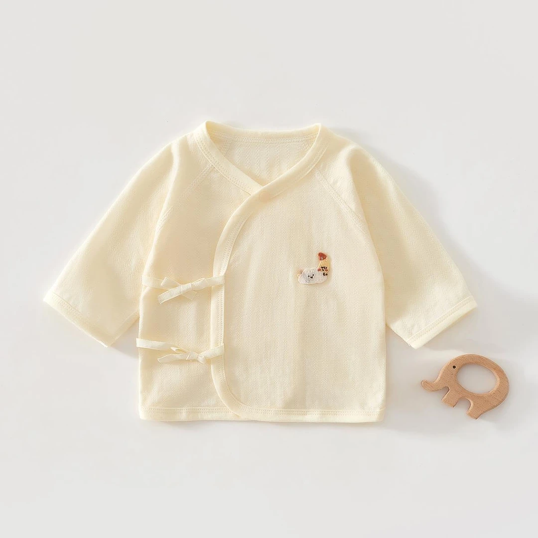 52码婴儿半背衣夏季类纯棉新生儿产房衣服0-3月初生宝宝上衣薄款