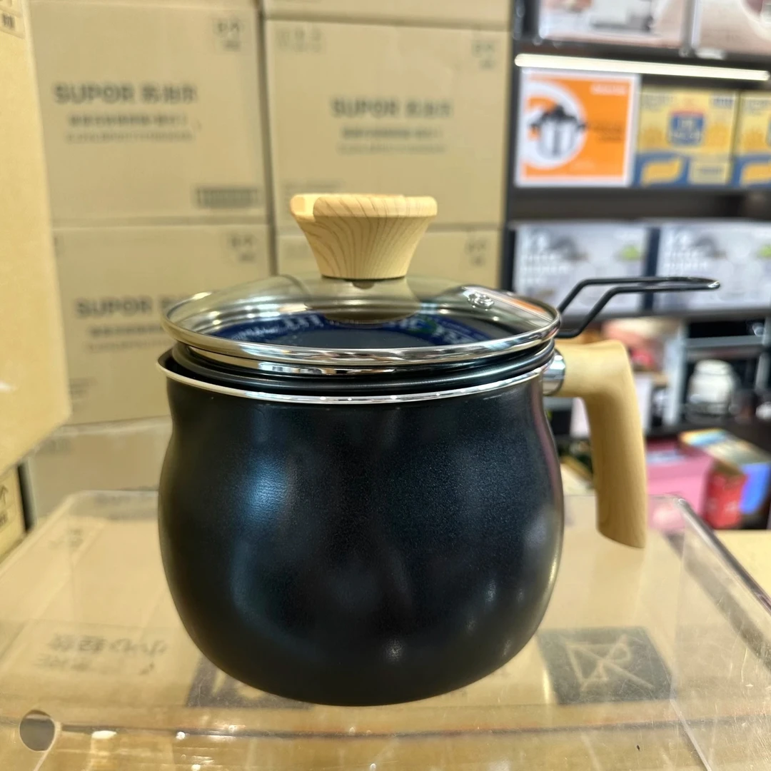 15cm口径2.5L一锅多用大金图层滤网奶锅汤锅油炸锅煮牛奶专用锅