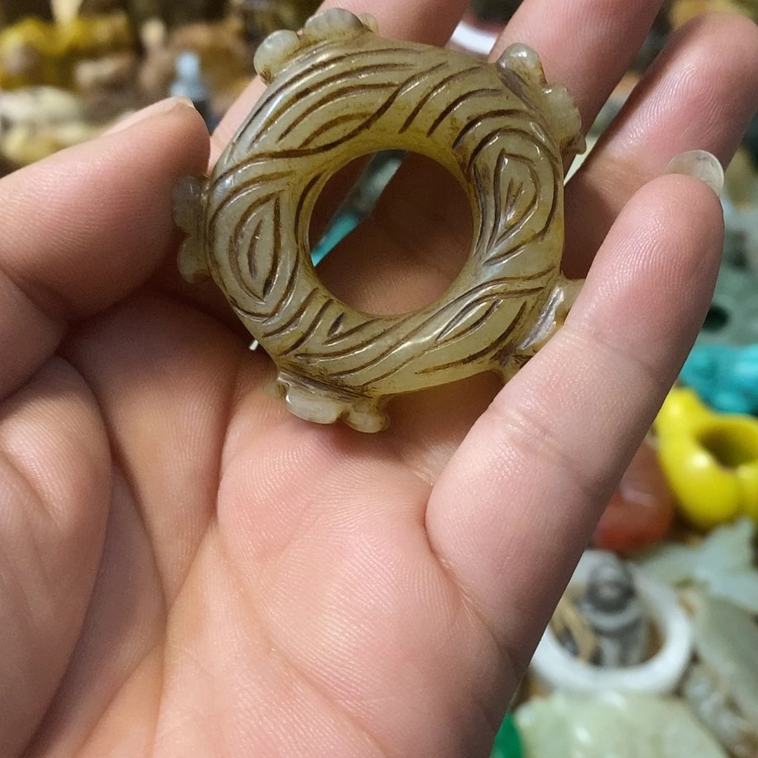 和田玉（糖玉）未镶嵌挂件玉器玉器玉器挂件