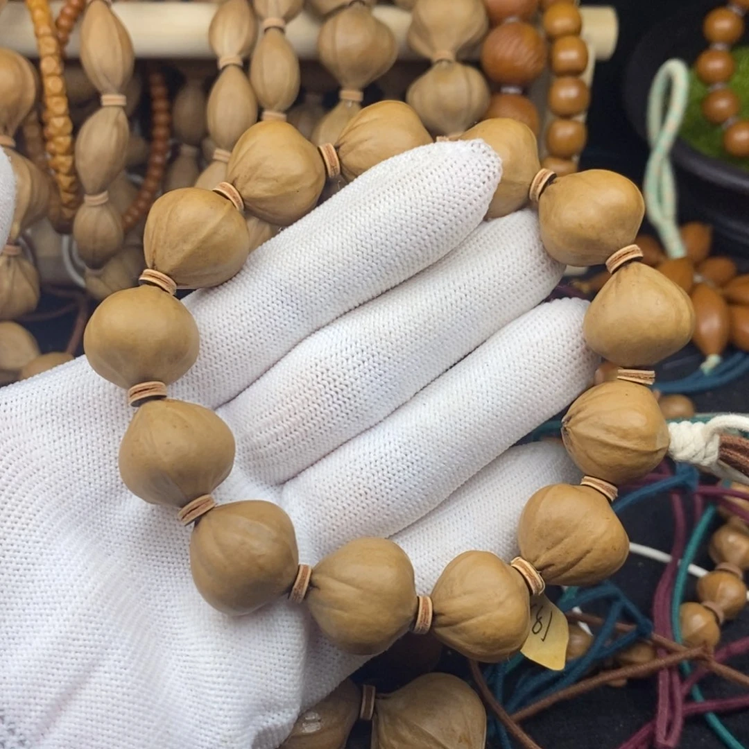 河***力手串/手链橄榄核1919三花大蒜头13颗