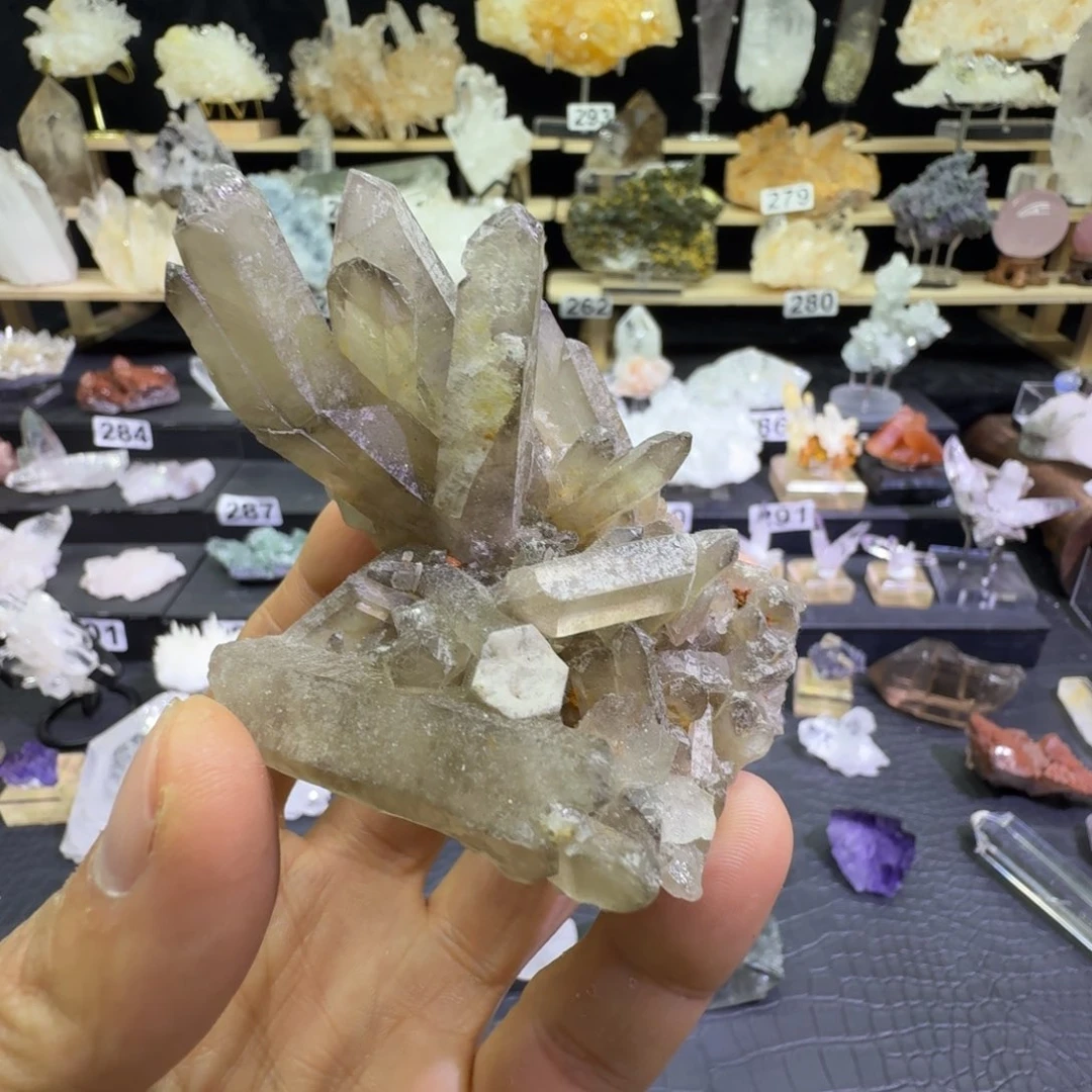 石材天然水晶摆件