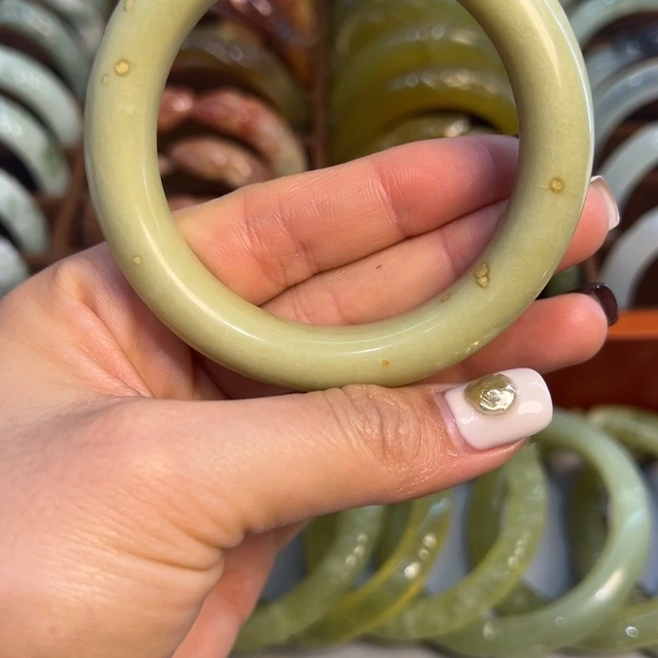 蛇纹石玉合金手镯