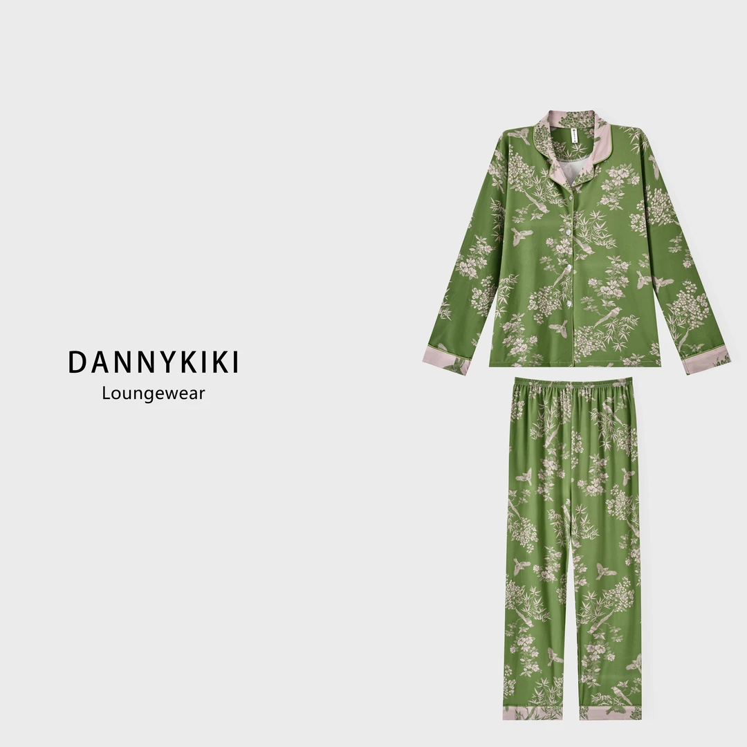 【绿野仙踪】睡衣女款爆款2025新款可外穿睡衣春秋长袖家居服休闲