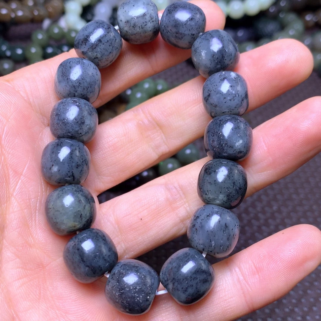 和田玉未镶嵌手串14