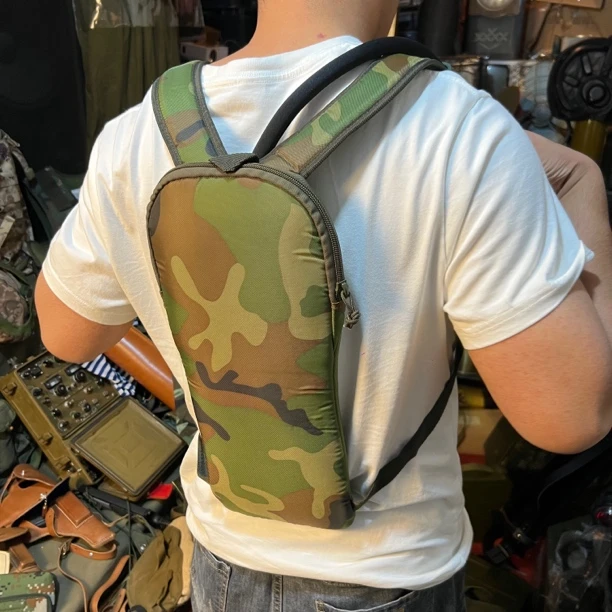 正品老货迷彩背包饮水袋全新库存2003年产
