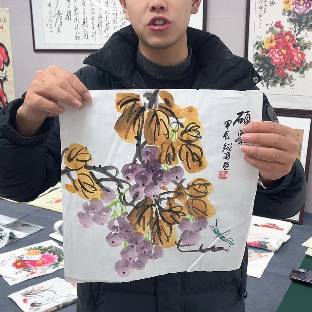 国画宣纸国画作品纯手绘