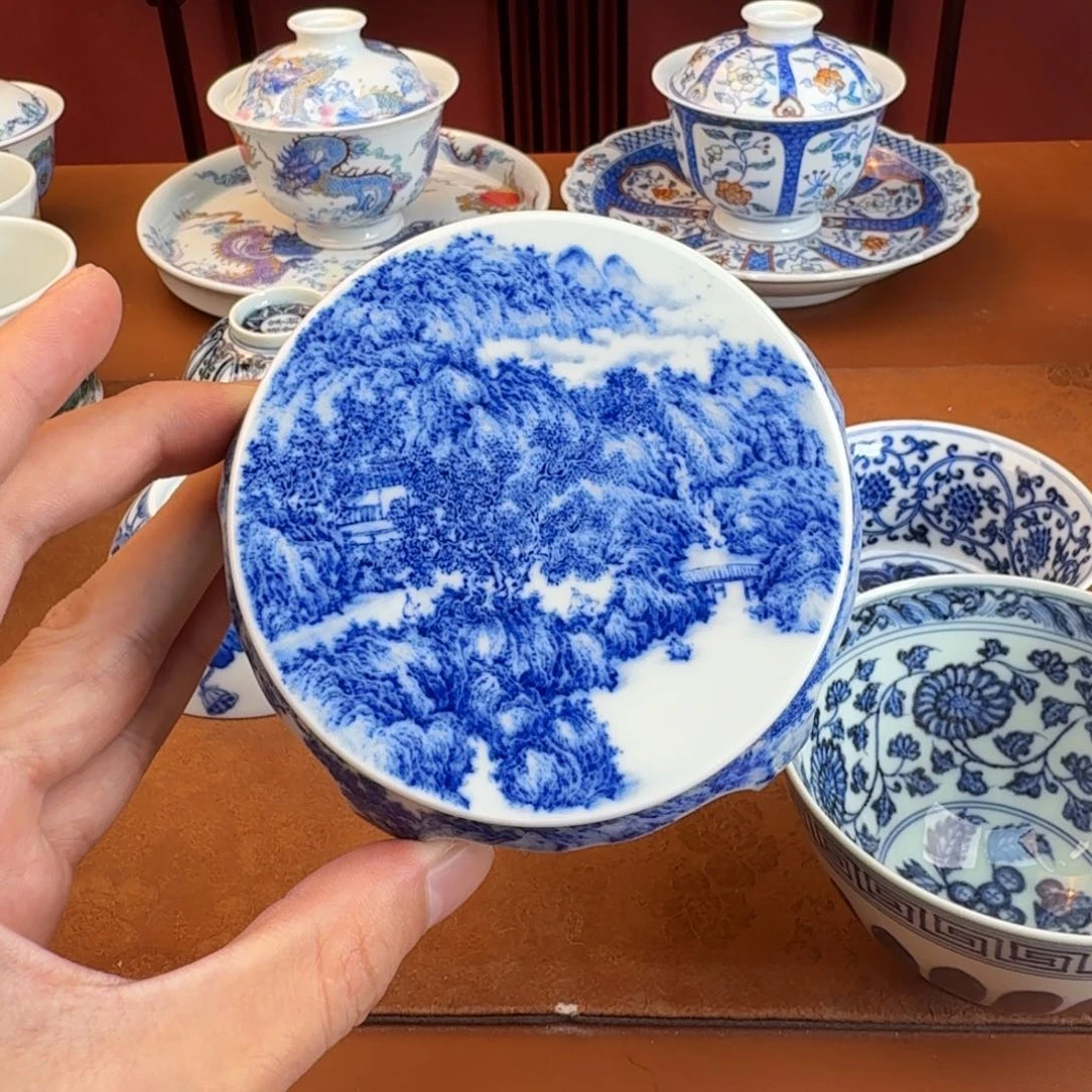 潜****瓷片景德镇瓷器手工手绘
