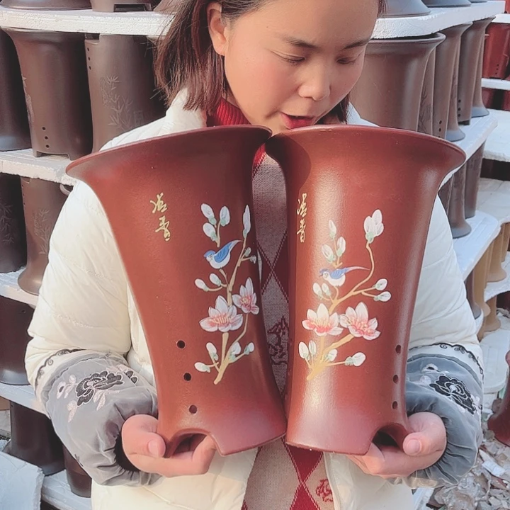 紫砂花盆宜兴紫砂精品花盆