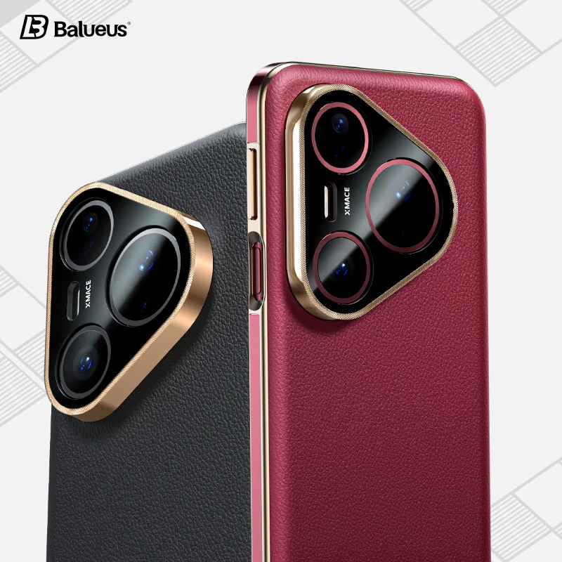 适用华为Pura80pro手机壳Pura80ultra真皮保护套P80全包防摔Pro+