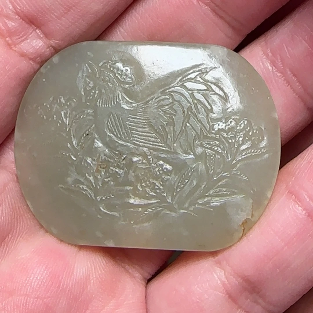 和田玉把件未镶嵌沧**田