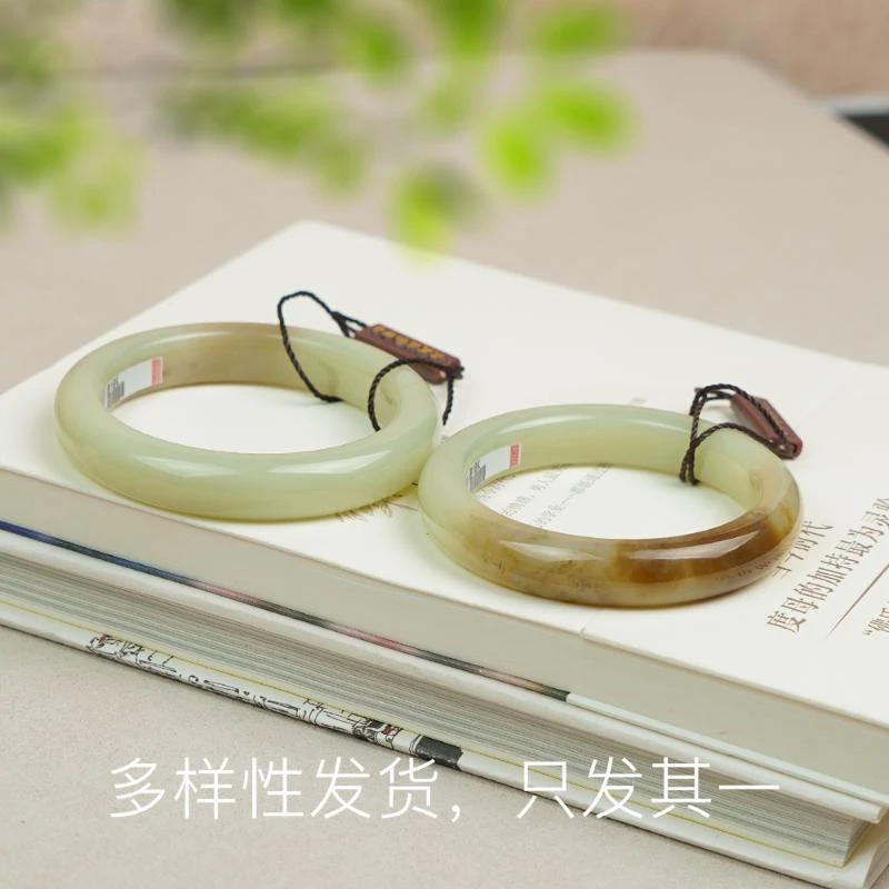 【香掌柜】这是真正的玉养人黄口带糖手镯（多样性发货，发一件）