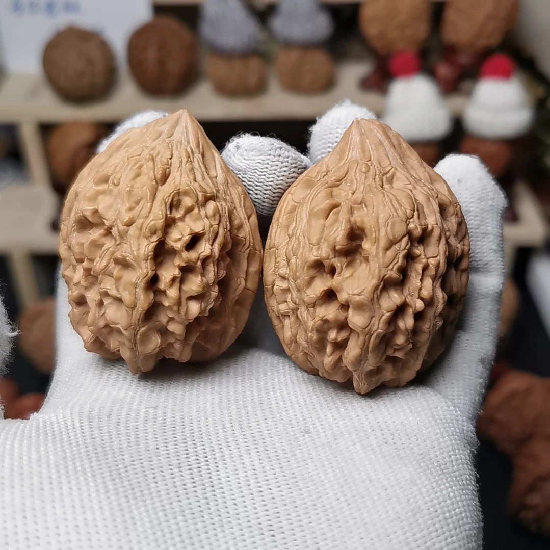 核桃文玩核桃高端小众大沽石5边肚高43/44-44/45-54/55