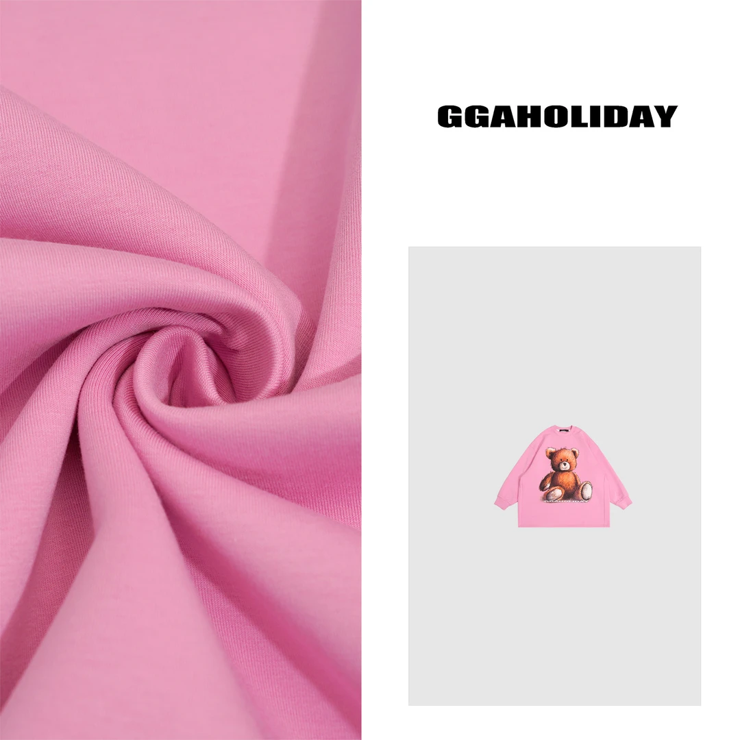 25新款轻奢高级感5D立体“布偶熊”美式街头复古时尚休闲卫衣151138